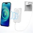 Foldable 3 In 1 Magnetic Power Bank With Stand For Iwatch | https://www.bestnamebadges.com