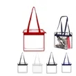 Clear PVC Jelly Bag with Functional Zipper Closure | https://www.bestnamebadges.com