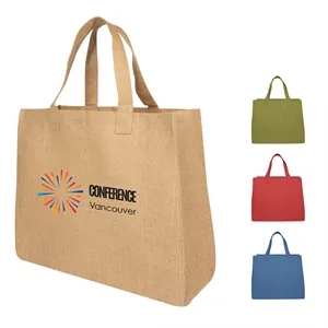 Juliet Jute Tote Bag | https://www.bestnamebadges.com