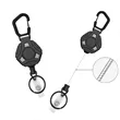 Retractable Tactical Gear Keychain | https://www.bestnamebadges.com