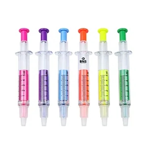 Double Head Ballpoint Pen 2 in 1 Highlighter Marker Ball Pen