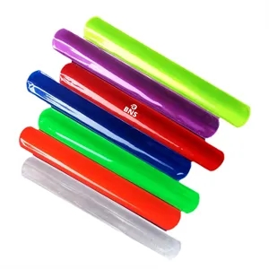 9 " PVC Reflective Slap Bracelet Visibility Safety Bands