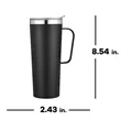 Slate 28oz Tall Mug | https://www.bestnamebadges.com
