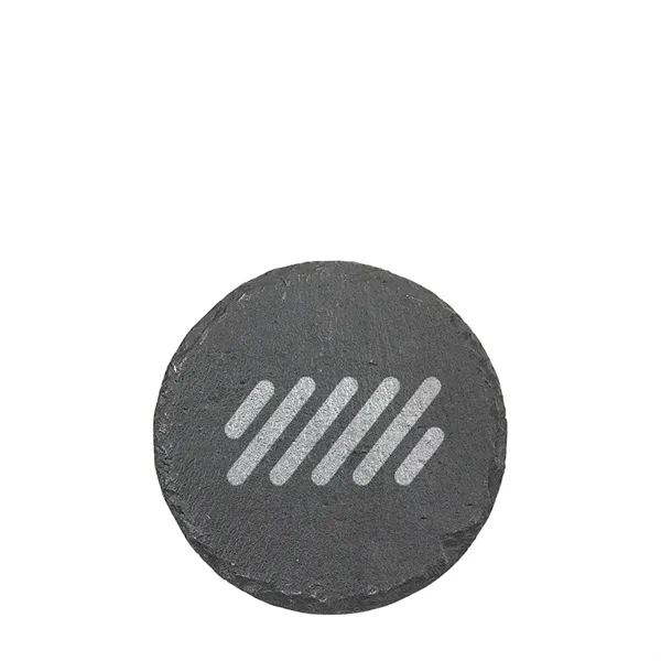 4" Round Slate Coaster