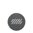 4" Round Slate Coaster | https://www.bestnamebadges.com