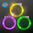 LED Flash Tube Bracelets - Assorted Purple, Green, Gold | https://www.bestnamebadges.com