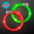 LED Flash Tube Bracelets - Assorted Green & Red | https://www.bestnamebadges.com