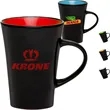 10 oz Tazo Two Tone Coffee Mugs Matte Finish Cups | https://www.bestnamebadges.com
