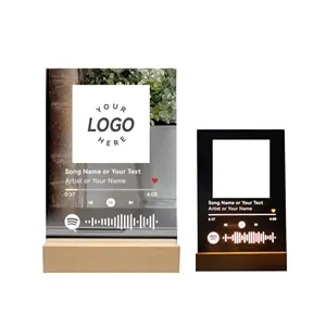 Acrylic Music Plaque With Wooden