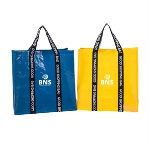 Sewing Laminated PP Woven Tote Bag  Handled Cooler Bag