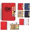 Custom Notebook With Sticky Notes and Pen | https://www.bestnamebadges.com