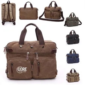 Canvas Messenger Bag Vintage 15"