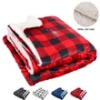 Mink Sherpa Blankets Plaid | https://www.bestnamebadges.com