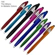 Milano Stylus Ballpoint Pens in Bright Colors | https://www.bestnamebadges.com