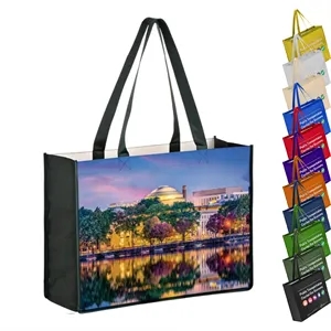 Sublimated PET Non-Woven Tote Bag Gusset -2 Sided 18