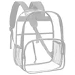 Water-Resistant Heavy Duty Clear PVC Transparent Backpack | https://www.bestnamebadges.com