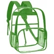 Water-Resistant Heavy Duty Clear PVC Transparent Backpack | https://www.bestnamebadges.com