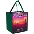 Sublimated PET Non-Woven Grocery Tote Bag | https://www.bestnamebadges.com