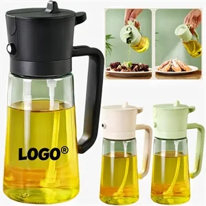 16oz 2 In 1 Oil Dispenser Bottle For Kitchen Frying BBQ