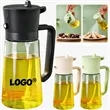 16oz 2 In 1 Oil Dispenser Bottle For Kitchen Frying BBQ | https://www.bestnamebadges.com