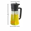 16oz 2 In 1 Oil Dispenser Bottle For Kitchen Frying BBQ | https://www.bestnamebadges.com