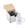 11oz Basic C Handle Ceramic Mug In Mailer | https://www.bestnamebadges.com