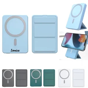 5,000mAh Foldable Magnetic Wireless Portable Charger with St