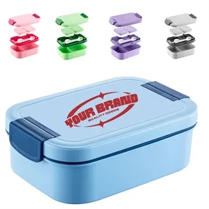 Portable Safe Fresh-Keeping Storage Double-Layer Lunch Box