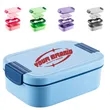 Portable Safe Fresh-Keeping Storage Double-Layer Lunch Box | https://www.bestnamebadges.com