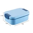 Portable Safe Fresh-Keeping Storage Double-Layer Lunch Box | https://www.bestnamebadges.com