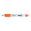 Promo 4 Ink Color Quatro Pen With Highlighter | https://www.bestnamebadges.com