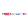 Promo 4 Ink Color Quatro Pen With Highlighter | https://www.bestnamebadges.com