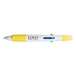 Promo 4 Ink Color Quatro Pen With Highlighter | https://www.bestnamebadges.com