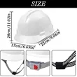 Safety Helmet Work Vented Cap Collision Anti Impact Hat | https://www.bestnamebadges.com