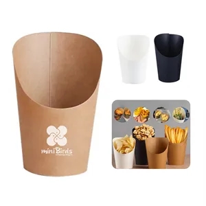 Disposable Kraft Paper French Fry Cups