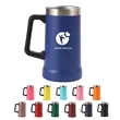 24oz Stainless Steel Beer Mug | https://www.bestnamebadges.com