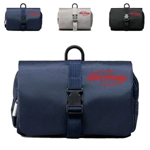 Buckle Foldable Toiletry Bag And Makeup Organizer Travel