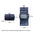 Buckle Foldable Toiletry Bag And Makeup Organizer Travel | https://www.bestnamebadges.com