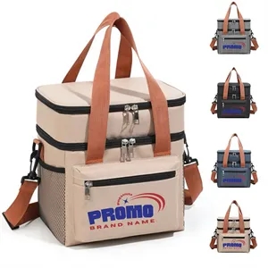 12L Double Insulated Lunch Bag Cooler Picnic Box