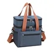 12L Double Insulated Lunch Bag Cooler Picnic Box | https://www.bestnamebadges.com