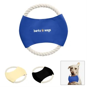 Pet Rope Disc Toy | https://www.bestnamebadges.com
