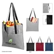 Swoop Heathered rPET Tote Bag | https://www.bestnamebadges.com