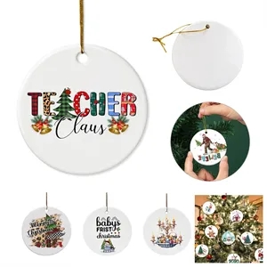 3" Ceramic Christmas Ornament