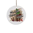 3" Ceramic Christmas Ornament | https://www.bestnamebadges.com