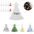 Tree Shape Ceramic Christmas Ornament | https://www.bestnamebadges.com