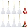 Tree Shape Ceramic Christmas Ornament | https://www.bestnamebadges.com