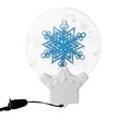 Snowflake LED Acrylic Light Ornament | https://www.bestnamebadges.com