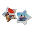 Star Shape Ceramic Christmas Ornament | https://www.bestnamebadges.com