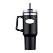 40 oz Inner Plastic Travel Mug w/ Handle and Straw | https://www.bestnamebadges.com
