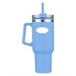 40 oz Inner Plastic Travel Mug w/ Handle and Straw | https://www.bestnamebadges.com
